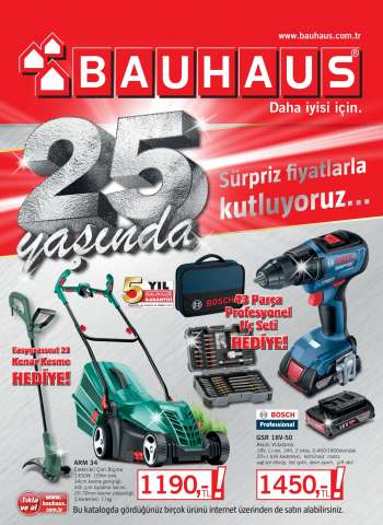 Bauhaus - aktüel ürünler, broşür  - 4.24.2021 - 5.7.2021.