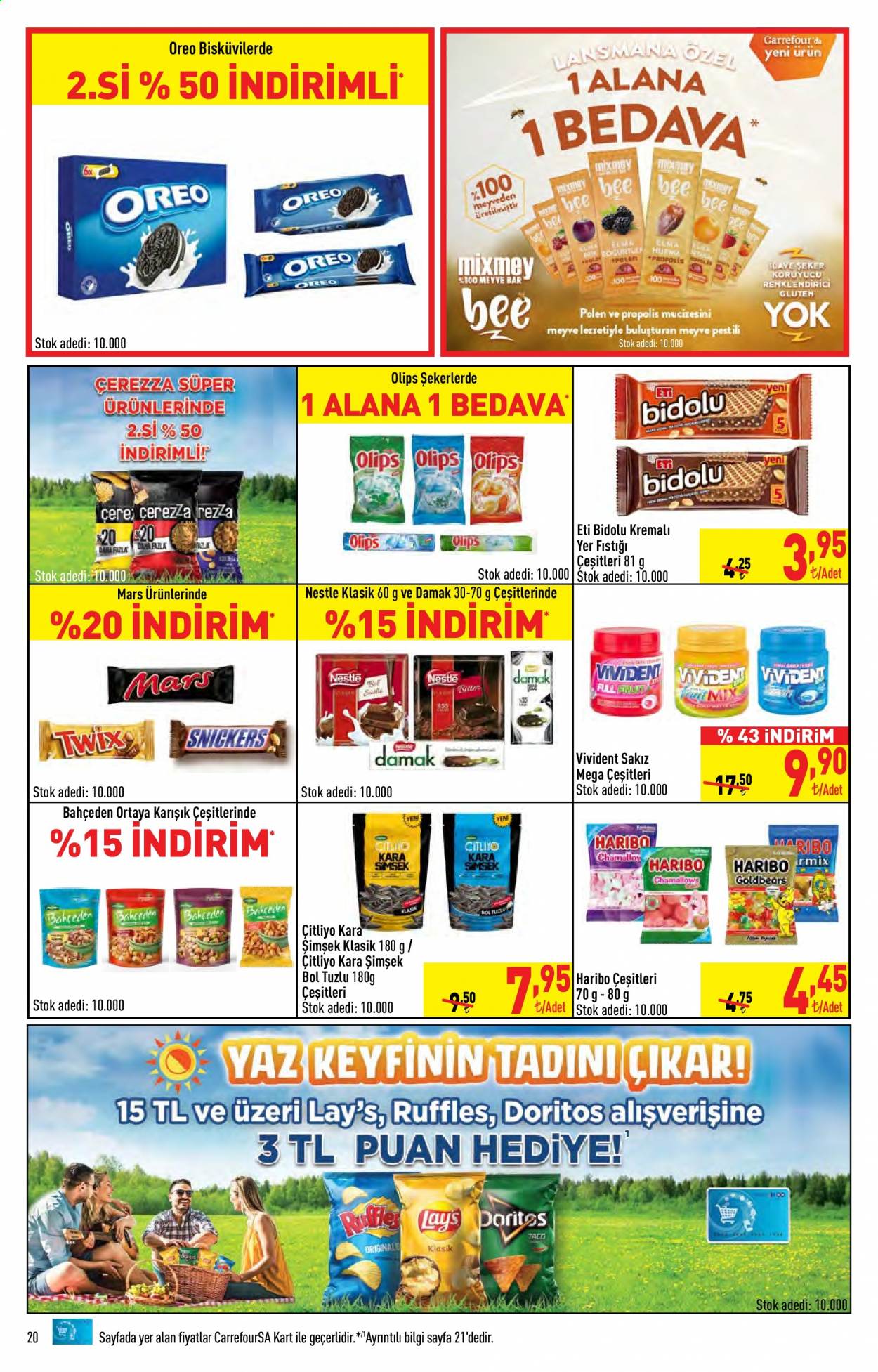 thumbnail - Carrefour aktüel ürünler, broşür  - 6.28.2021 - 7.11.2021 - Satıştaki ürünler - elma, Nestlé, şeker. Sayfa 20.