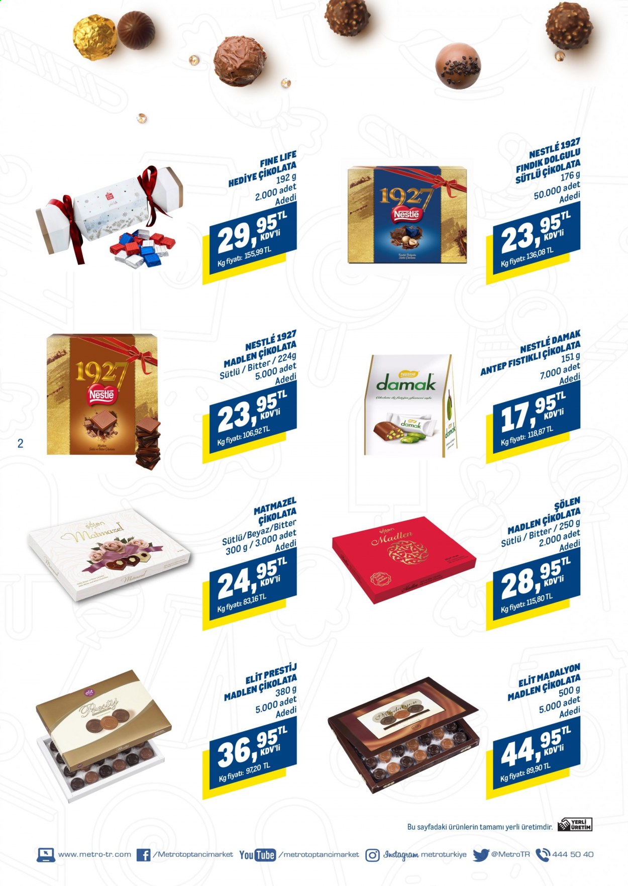 thumbnail - Metro aktüel ürünler, broşür  - 7.7.2021 - 7.23.2021 - Satıştaki ürünler - çikolata, Nestlé. Sayfa 2.