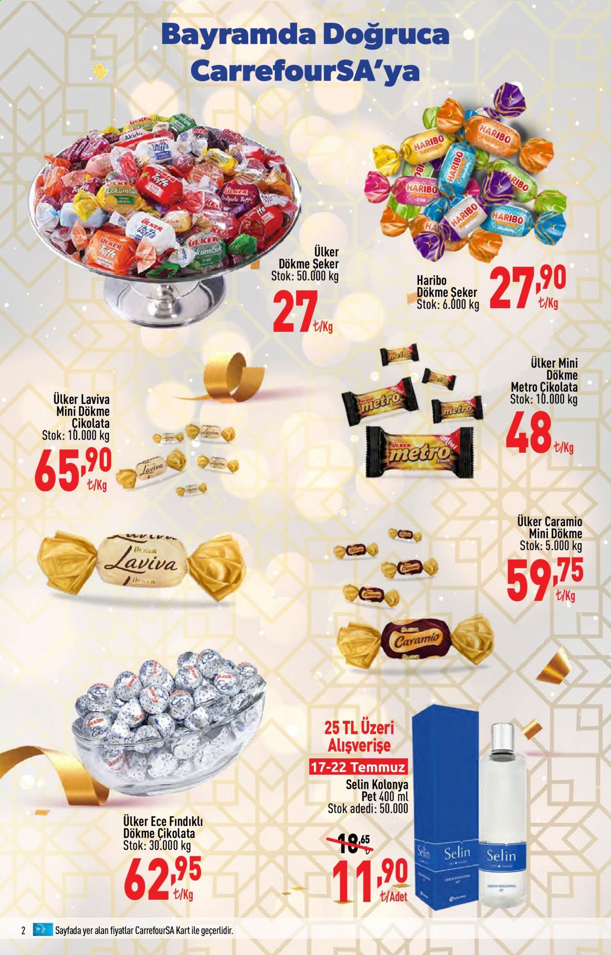 thumbnail - Carrefour aktüel ürünler, broşür  - 7.12.2021 - 7.22.2021 - Satıştaki ürünler - çikolata, Ülker, şeker. Sayfa 2.