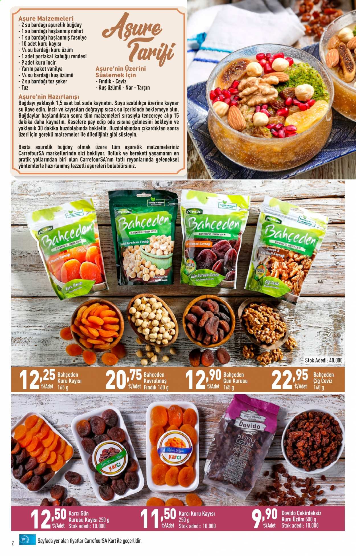 thumbnail - Carrefour aktüel ürünler, broşür  - 8.5.2021 - 8.18.2021 - Satıştaki ürünler - nar, Haşlanmış Fasulye, Haşlanmış Nohut, vanilya, şeker, saat. Sayfa 2.