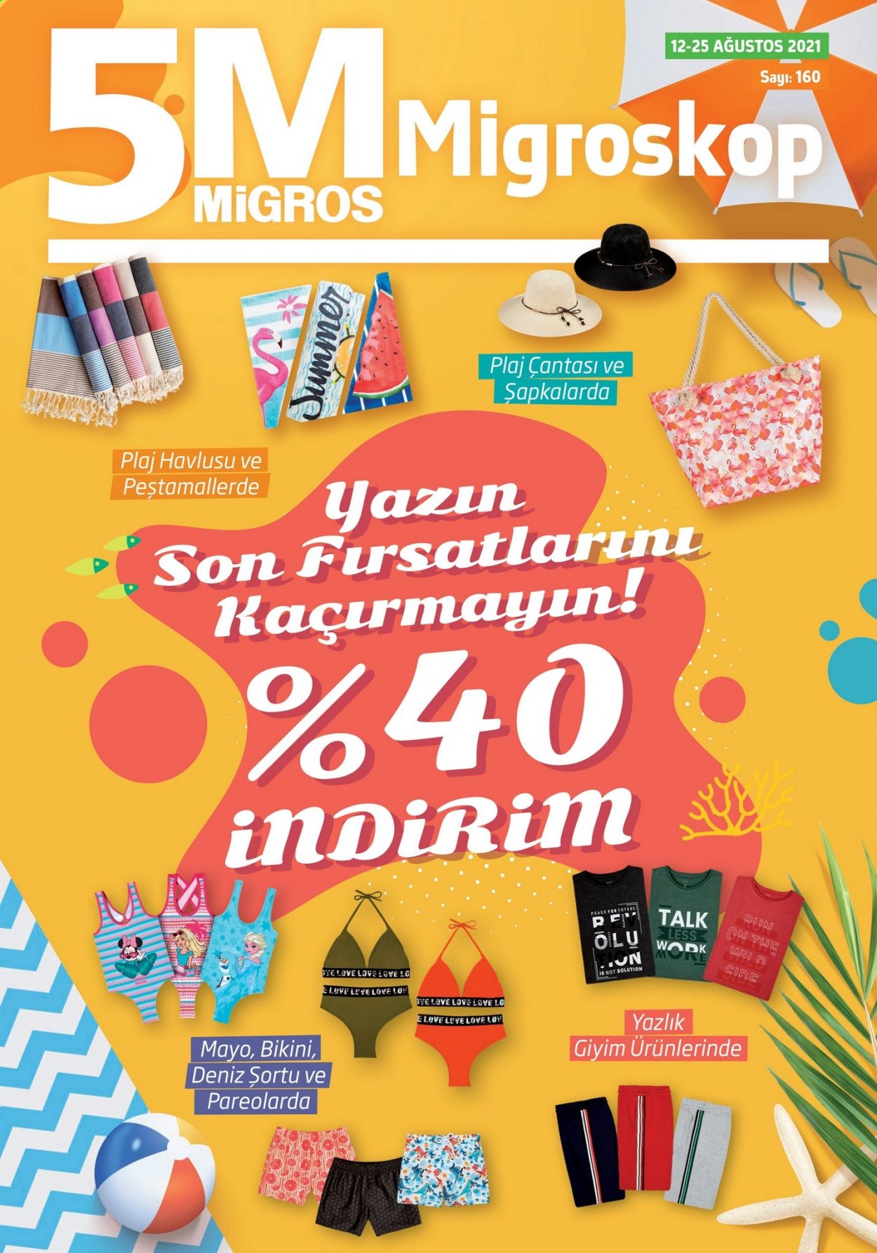 thumbnail - Migros aktüel ürünler, broşür  - 8.12.2021 - 8.25.2021 - Satıştaki ürünler - Mayo. Sayfa 1.