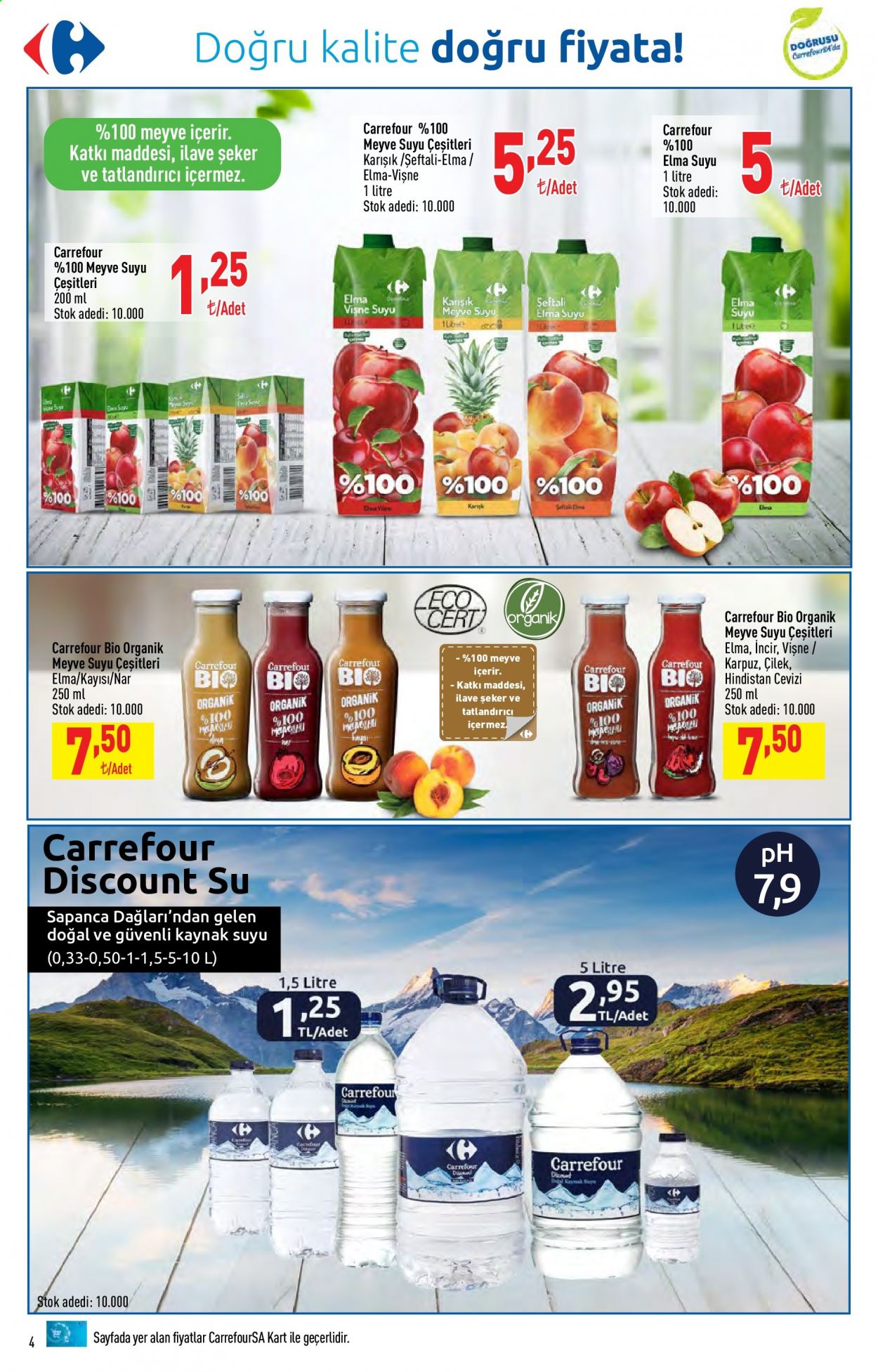 thumbnail - Carrefour aktüel ürünler, broşür  - 8.19.2021 - 9.1.2021 - Satıştaki ürünler - nar, elma, şeker. Sayfa 4.