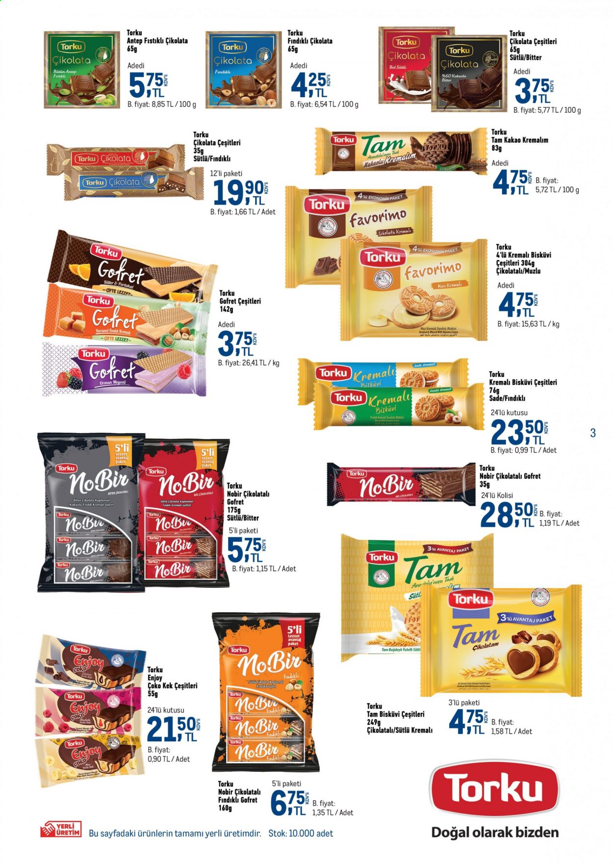 thumbnail - Metro aktüel ürünler, broşür  - 8.19.2021 - 9.20.2021 - Satıştaki ürünler - kek, çikolata, Torku, bisküvi. Sayfa 3.