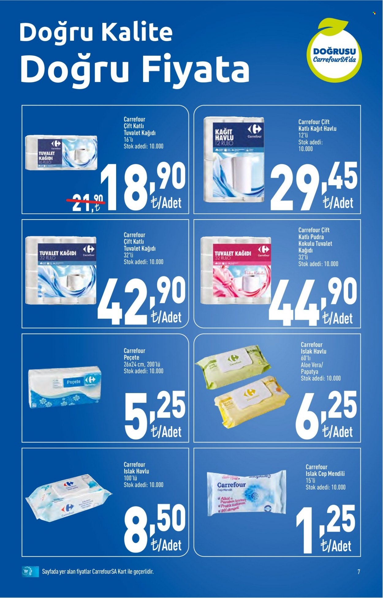 thumbnail - Carrefour aktüel ürünler, broşür  - 9.16.2021 - 9.29.2021 - Satıştaki ürünler - islak havlu. Sayfa 7.