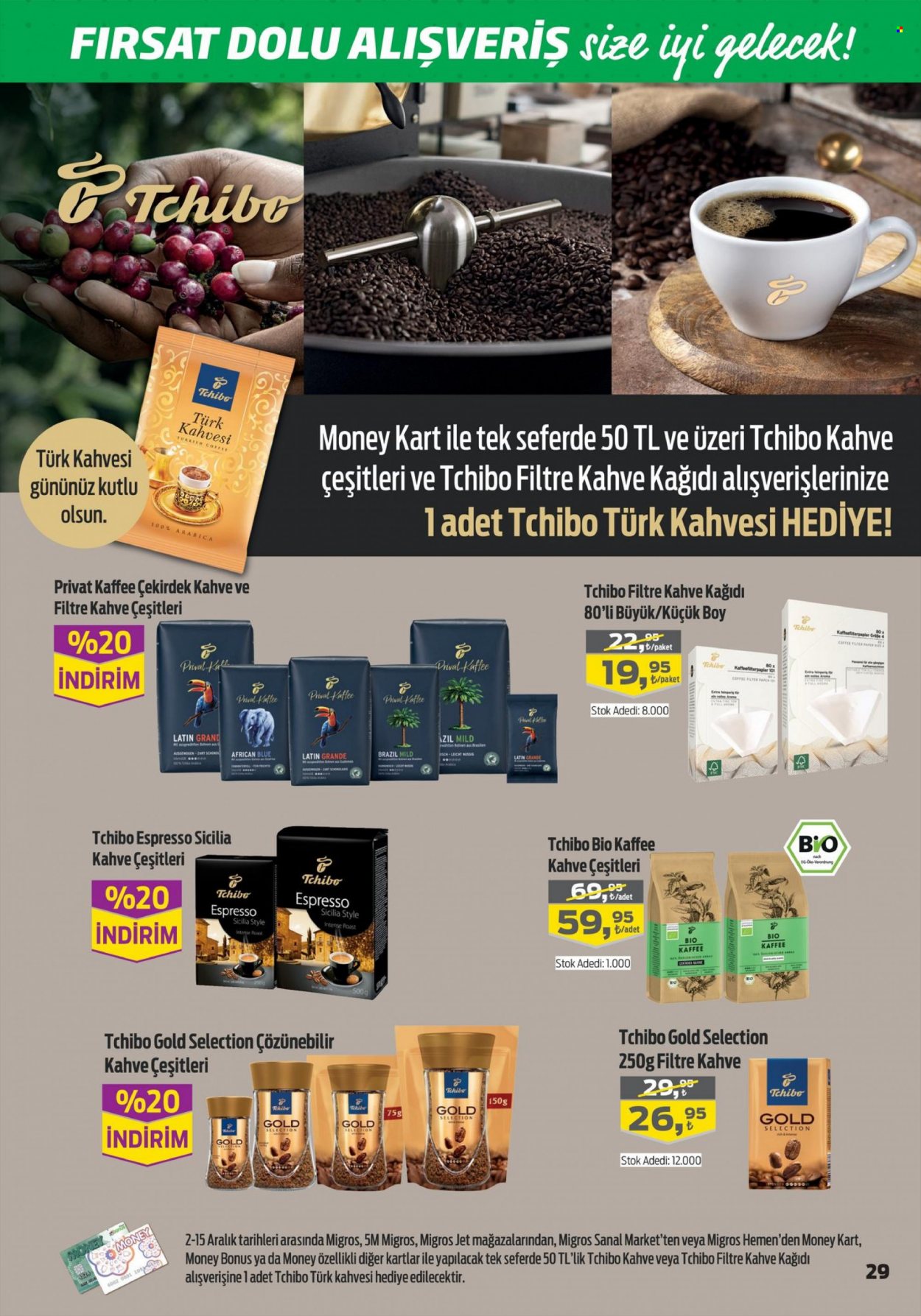 thumbnail - Migros aktüel ürünler, broşür  - 12.2.2021 - 12.15.2021 - Satıştaki ürünler - kahve. Sayfa 31.