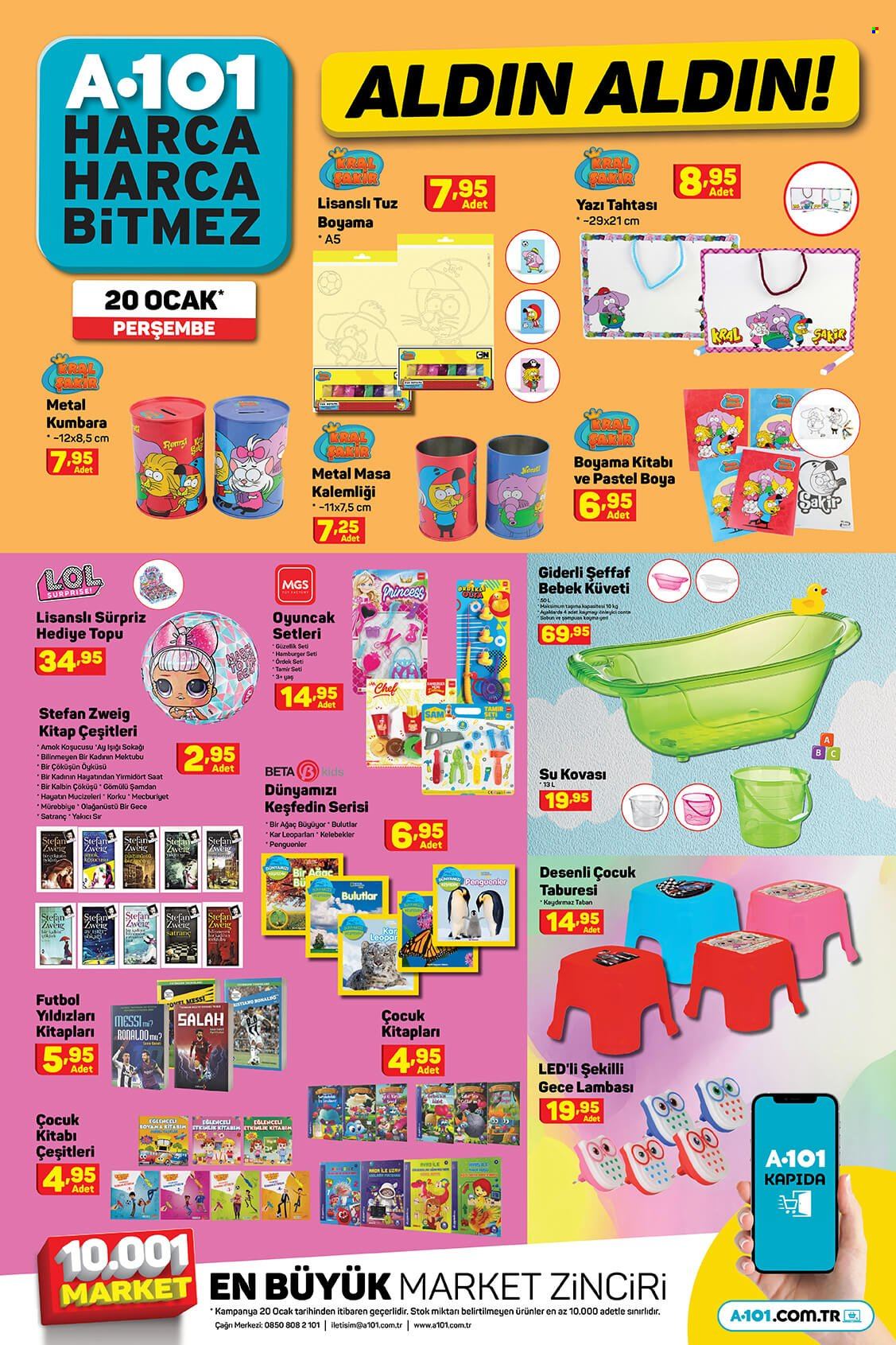 thumbnail - A101 aktüel ürünler, broşür  - 1.20.2022 - 1.28.2022 - Satıştaki ürünler - sabun, şampuan, saat, oyuncak. Sayfa 5.