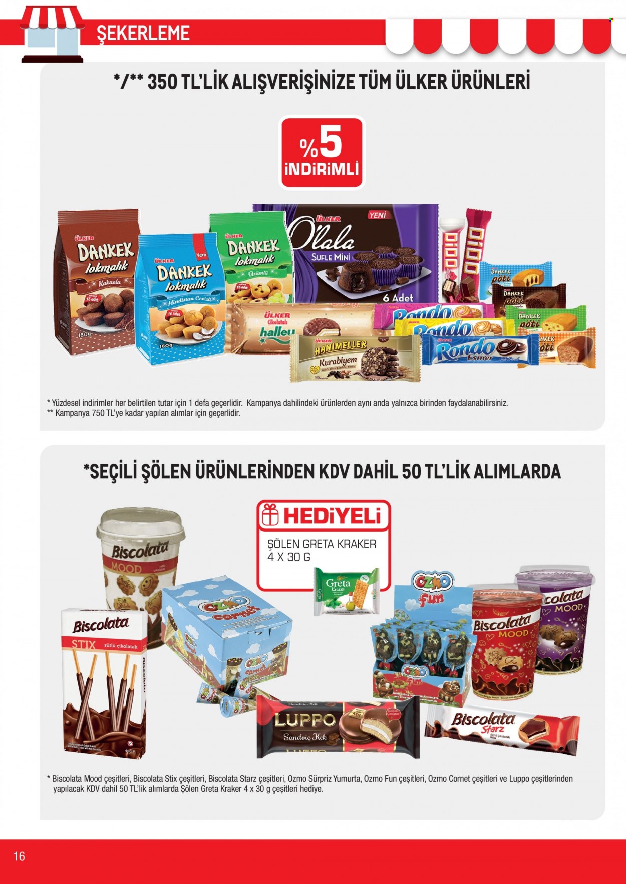 thumbnail - Metro aktüel ürünler, broşür  - 1.20.2022 - 1.31.2022 - Satıştaki ürünler - kek, yumurta, Ülker. Sayfa 16.