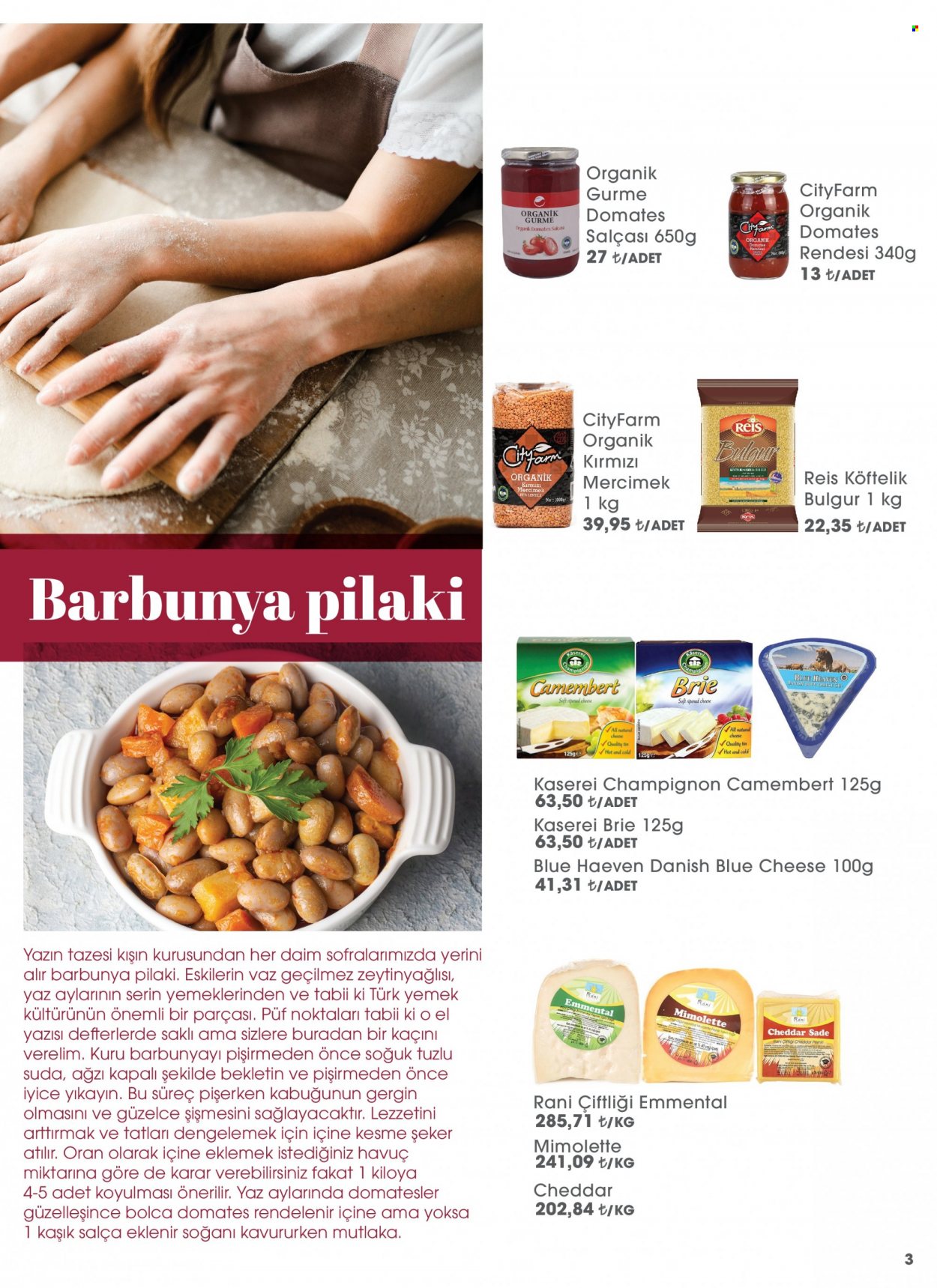 thumbnail - Carrefour Gurme aktüel ürünler, broşür  - 5.1.2022 - 5.31.2022 - Satıştaki ürünler - havuç, peynir, mimolette, domates salça, CityFarm, şeker. Sayfa 3.