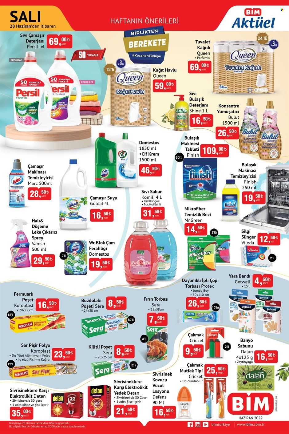 thumbnail - BİM aktüel ürünler, broşür  - 6.28.2022 - 7.7.2022 - Satıştaki ürünler - Persil, sabun, sıvı sabunu, losyonu, vücut losyonu. Sayfa 2.