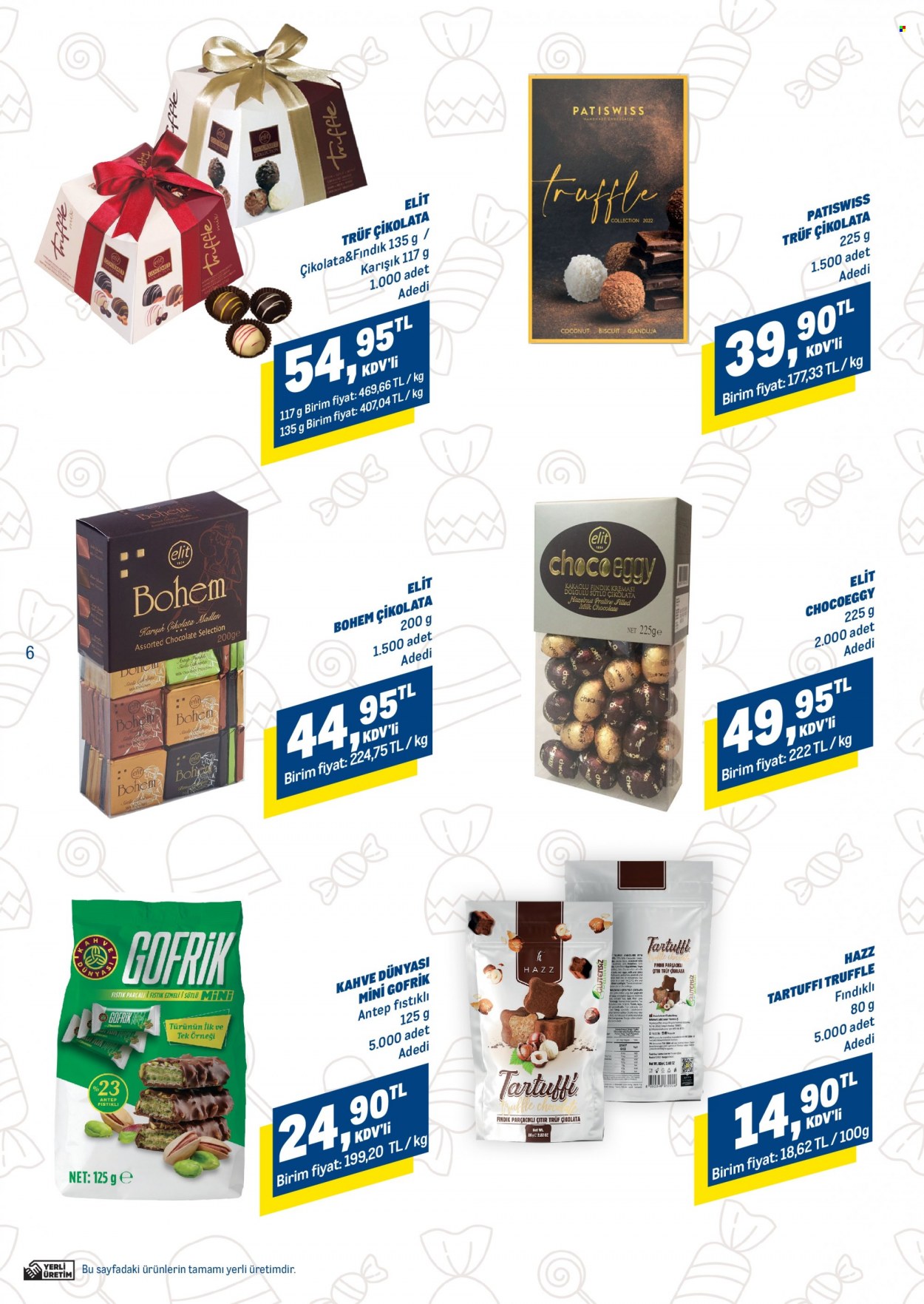 thumbnail - Metro aktüel ürünler, broşür  - 6.23.2022 - 7.12.2022 - Satıştaki ürünler - çikolata, kahve. Sayfa 6.