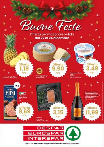 Volantino Eurospar - 22/12/2025 - 24/12/2025.