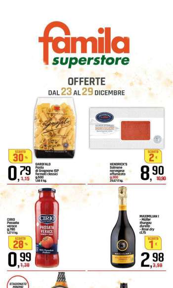 Volantino Famila - 23/12/2025 - 29/12/2025.