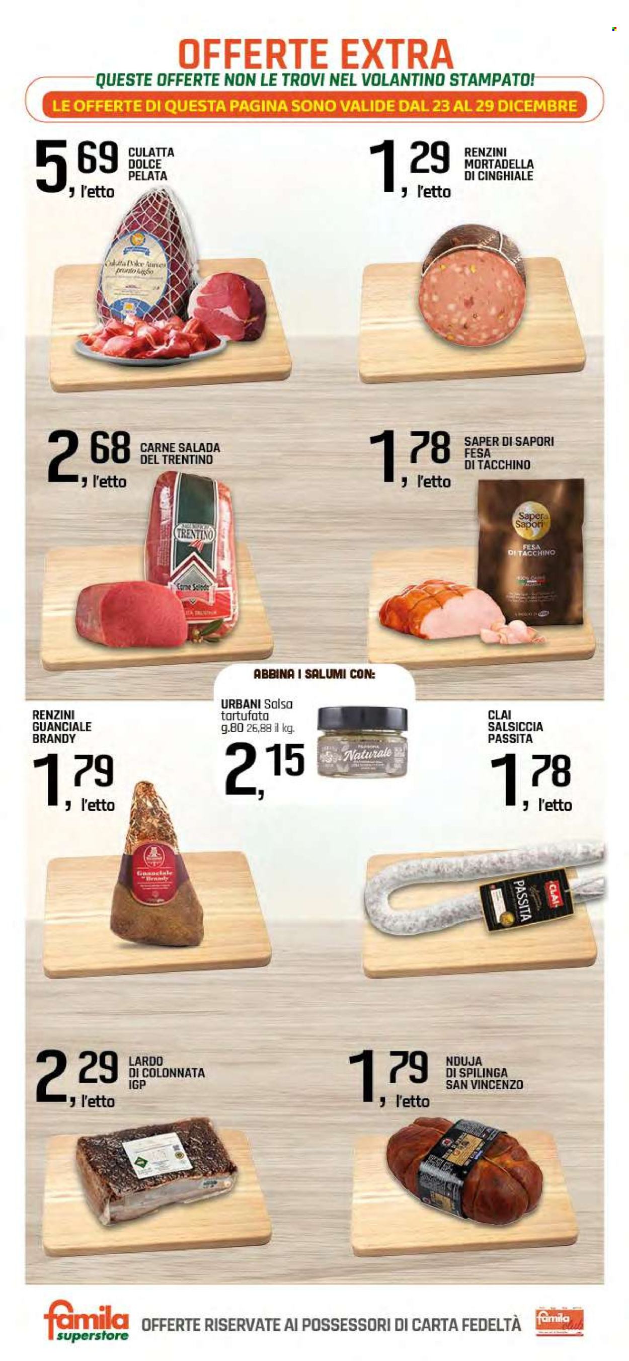 Volantino Famila - 23/12/2025 - 29/12/2025. Pagina 23