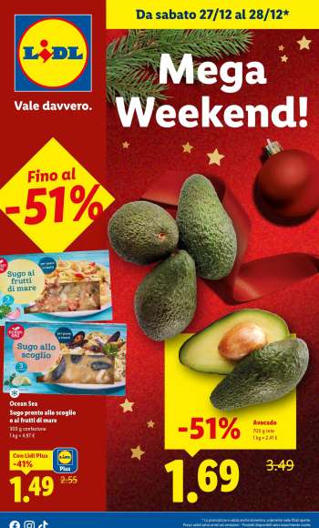 Volantino Lidl - 27/12/2025 - 28/12/2025.