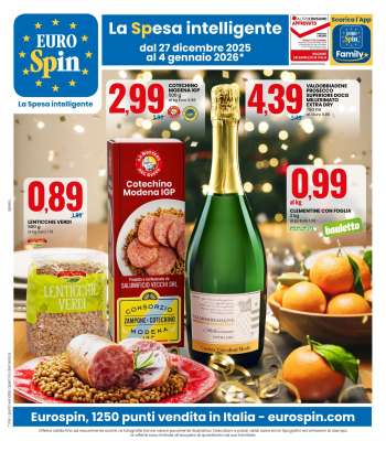 Volantino EuroSpin - 27/12/2025 - 4/1/2026.