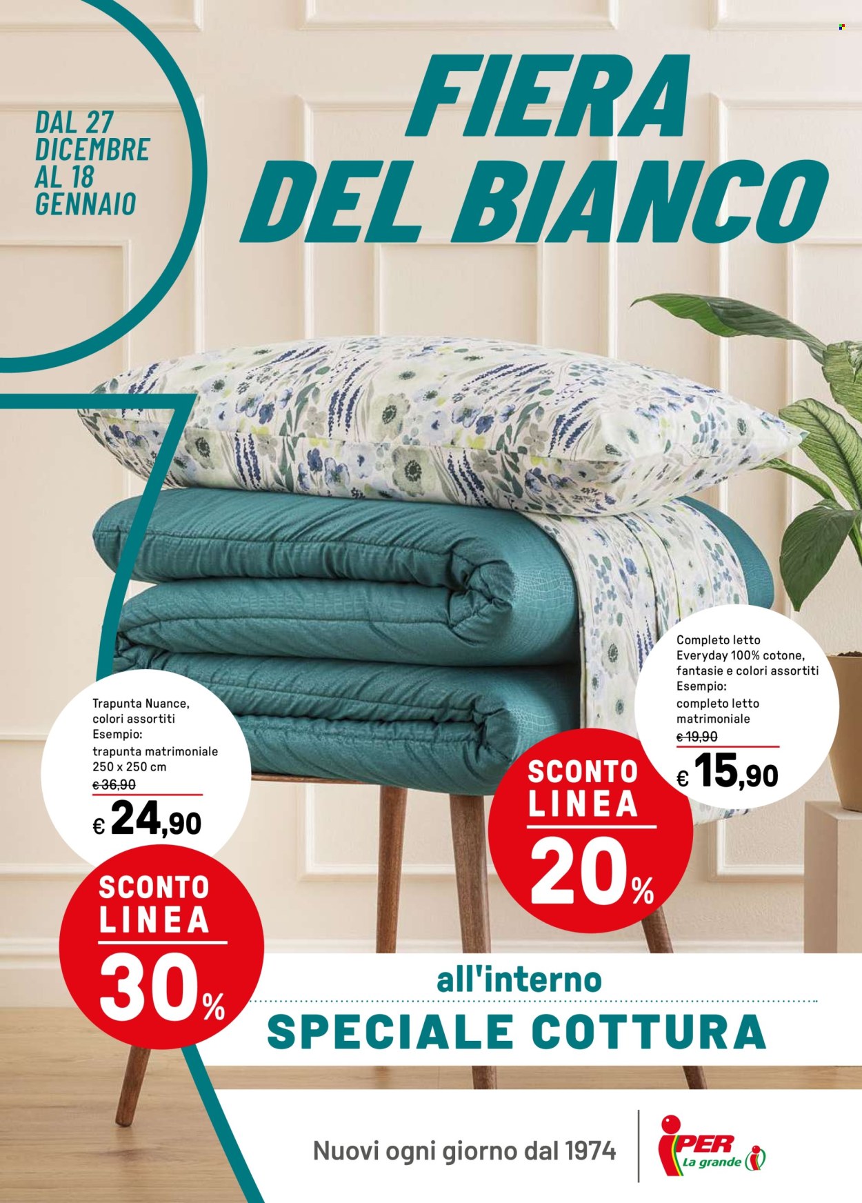 Volantino Iper, La grande i - 27/12/2025 - 18/1/2026. Pagina 1