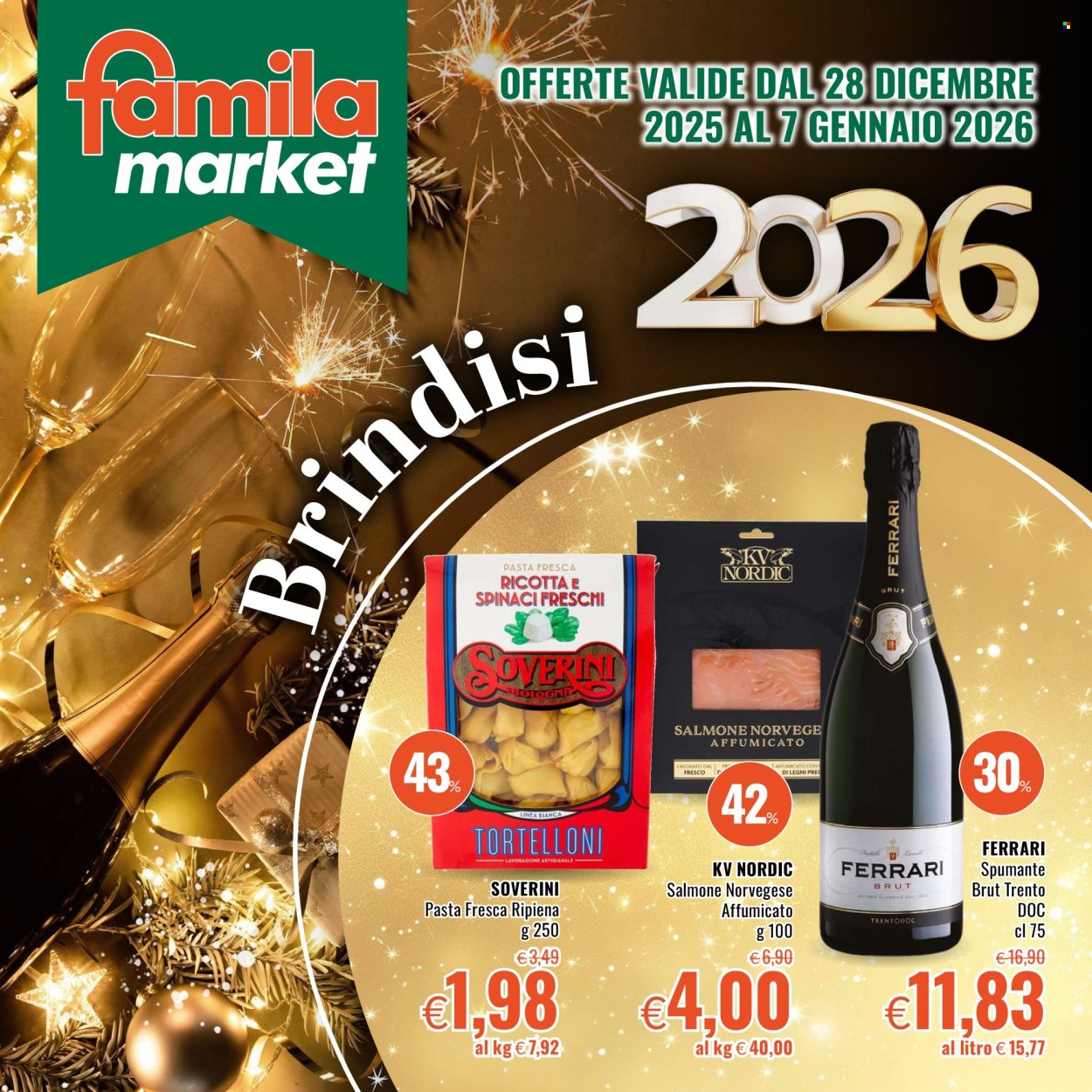 Volantino Famila - 27/12/2025 - 7/1/2026. Pagina 1