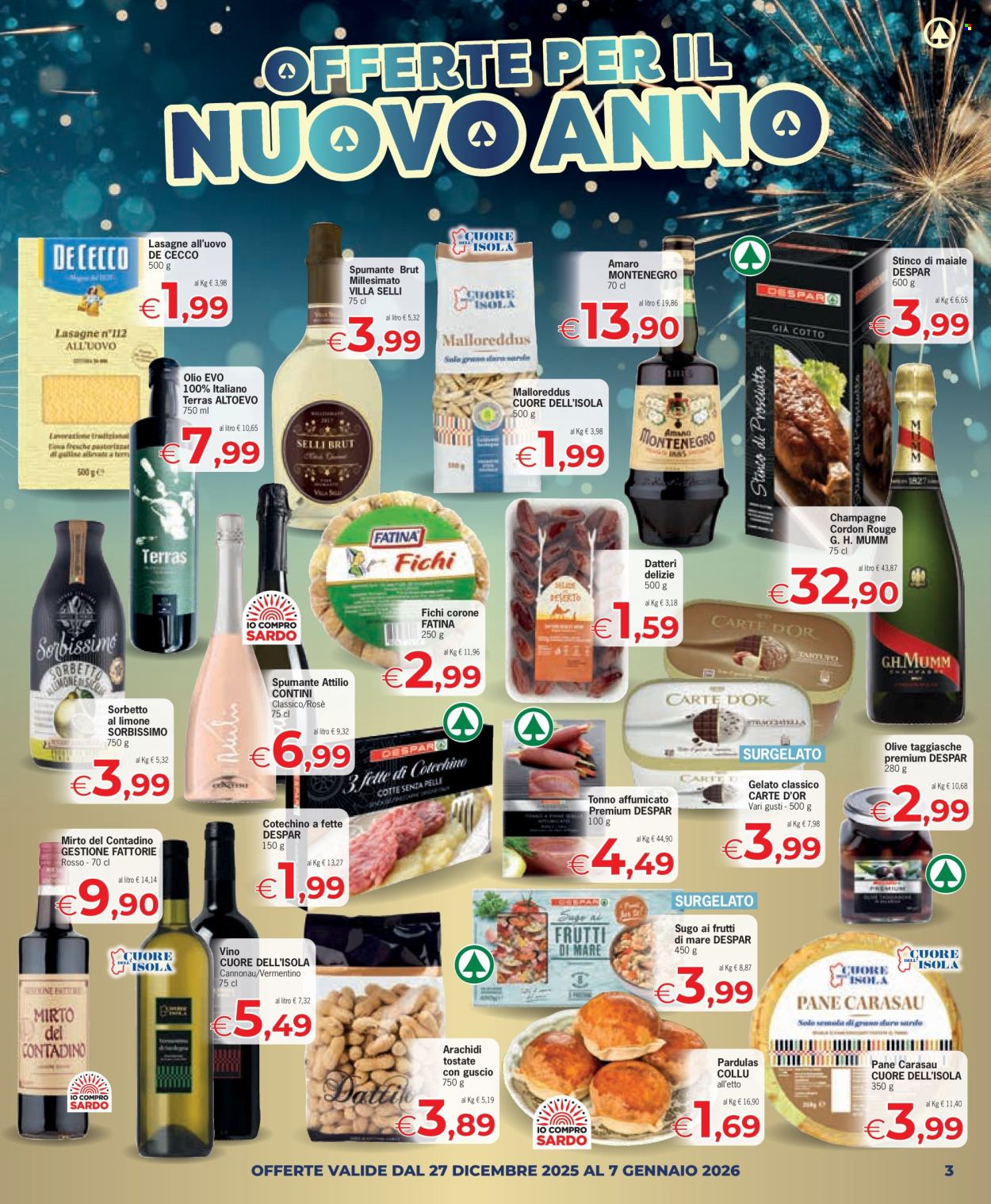 Volantino Eurospar - 27/12/2025 - 7/1/2026. Pagina 3