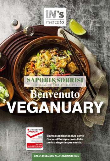 Volantino iN's Mercato - 31/12/2025 - 11/1/2026.