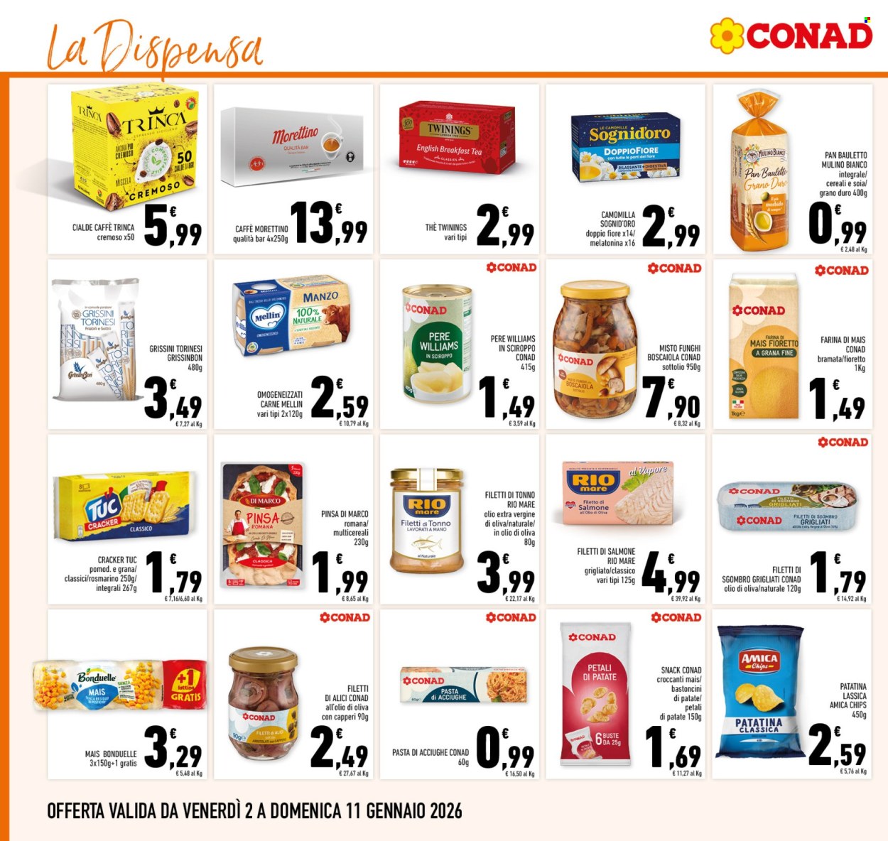 Leták Conad - 2.1.2026 - 11.1.2026. Strana 14