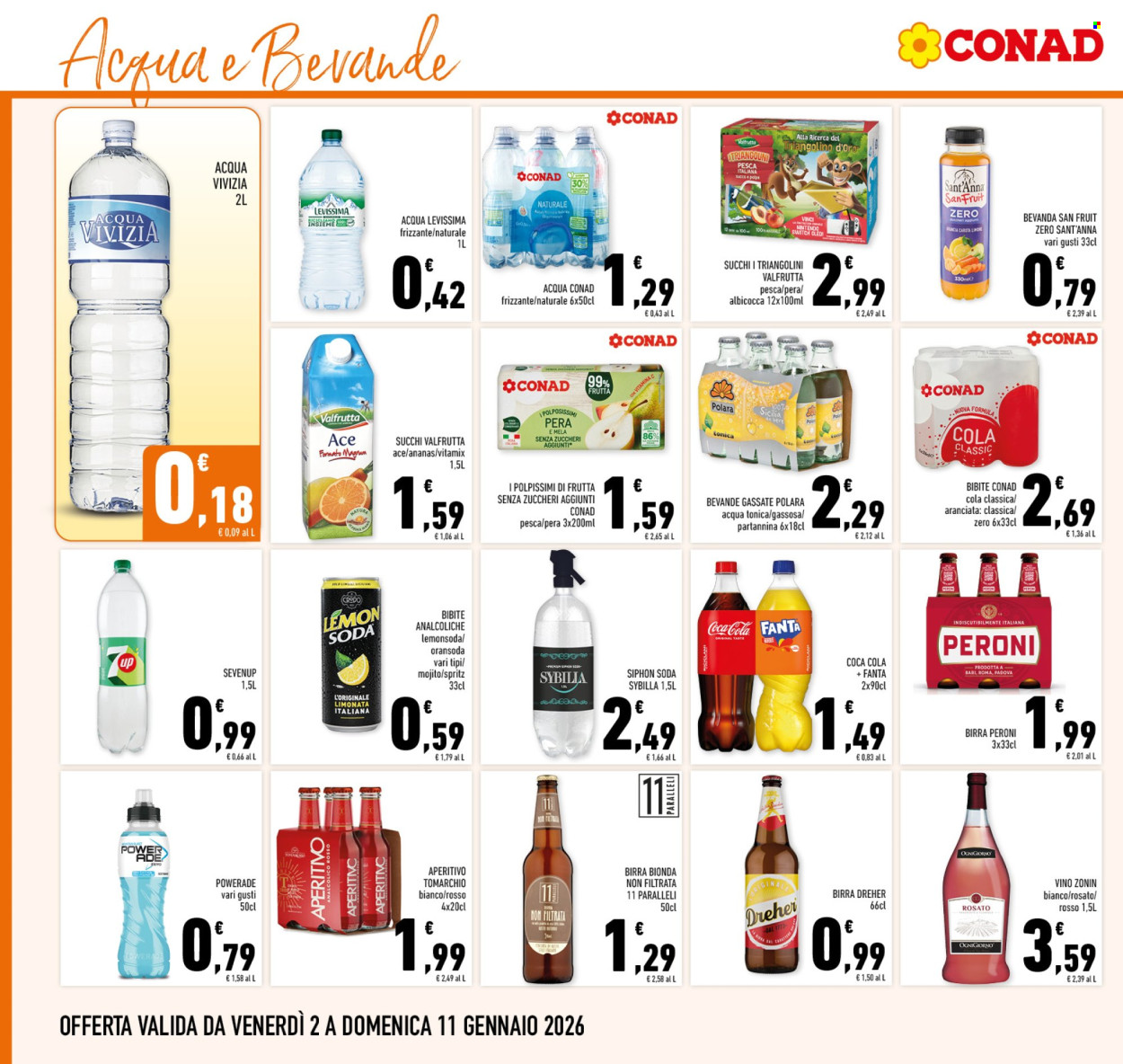 Leták Conad - 2.1.2026 - 11.1.2026. Strana 16