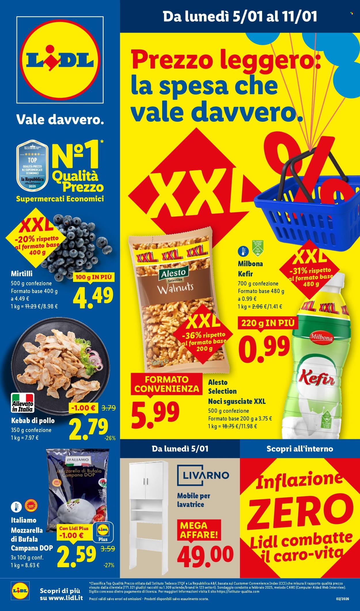 Volantino Lidl - 5/1/2026 - 11/1/2026. Pagina 1