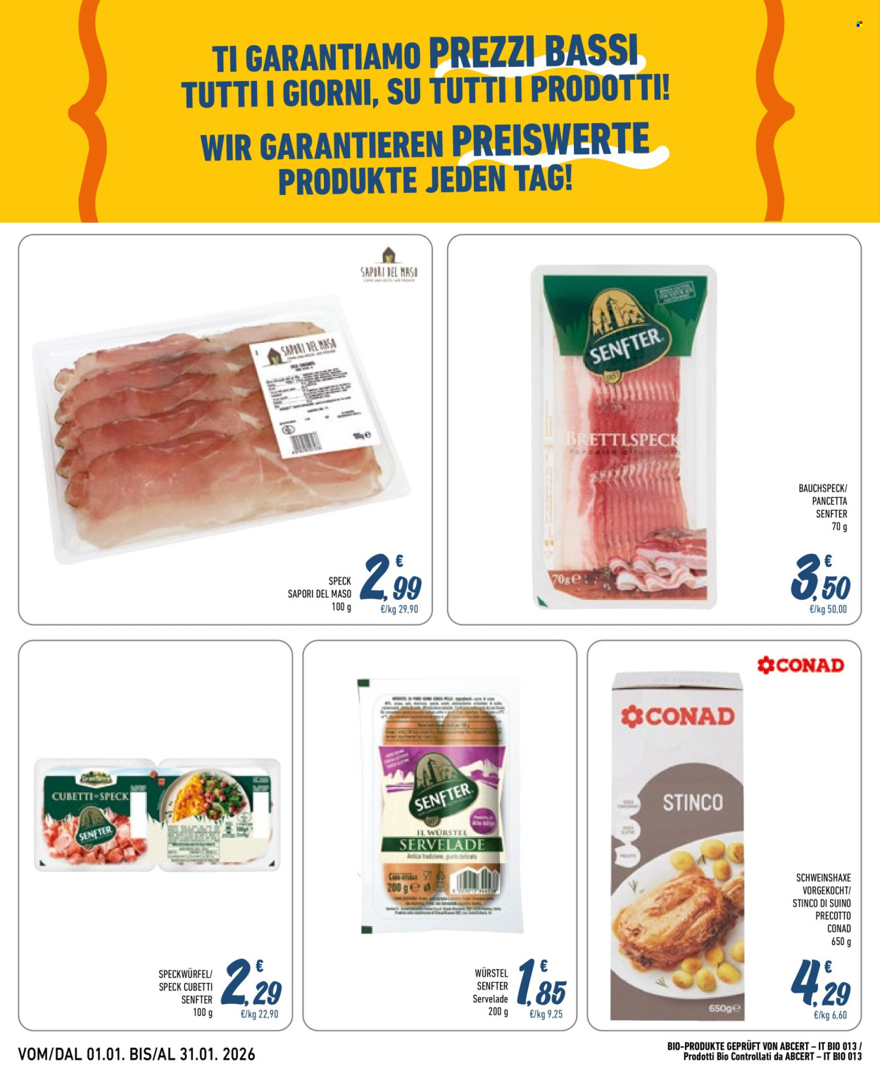 Leták Spesa Facile Conad - 1.1.2026 - 31.1.2026. Strana 6