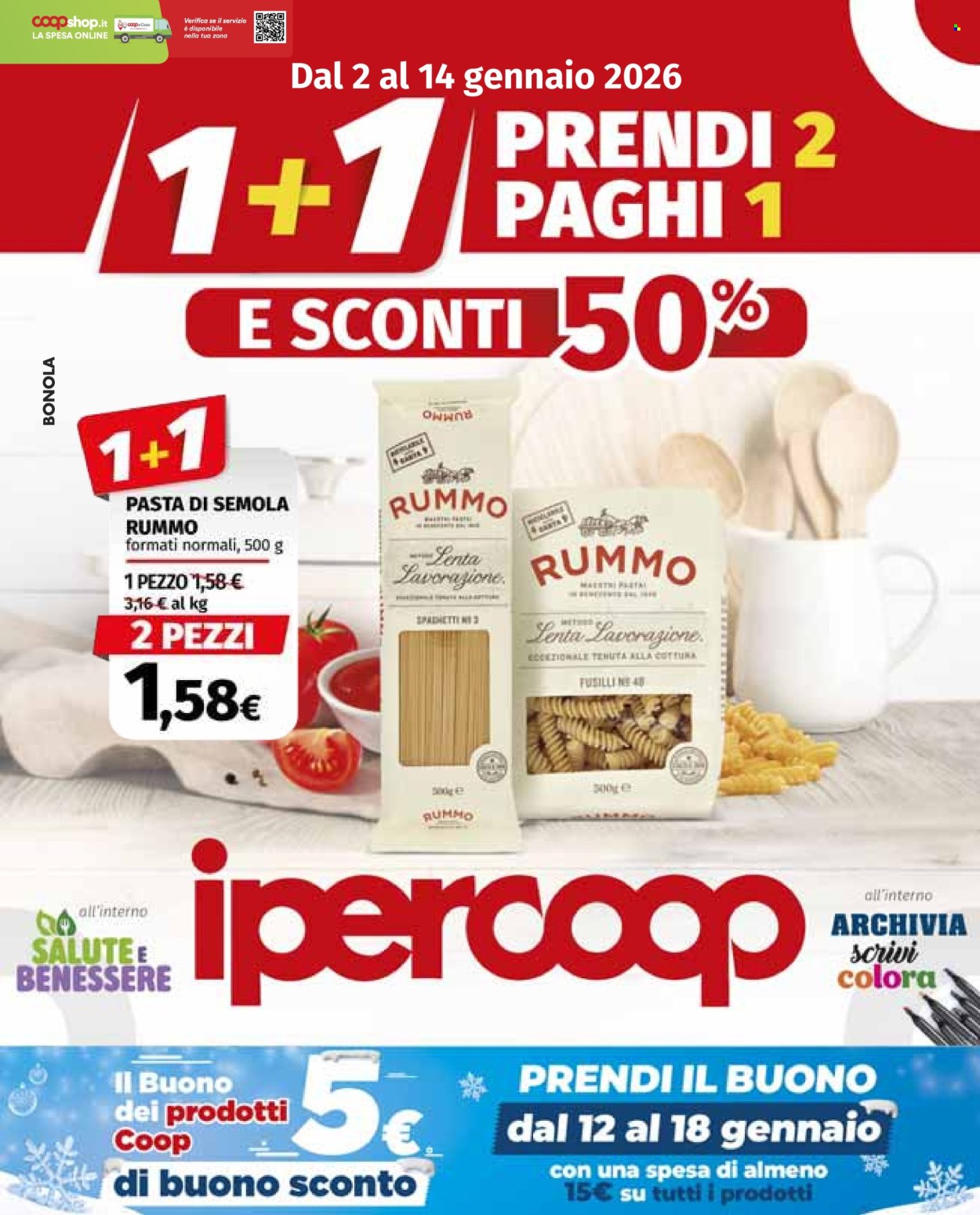 Volantino Coop - 2/1/2026 - 14/1/2026. Pagina 1