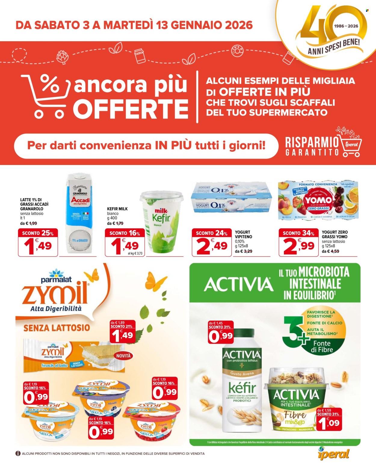 Volantino Iperal - 3/1/2026 - 13/1/2026. Pagina 1