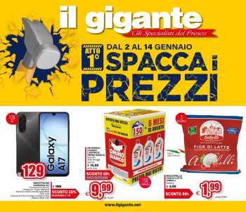 Volantino Il Gigante - 2/1/2026 - 14/1/2026.