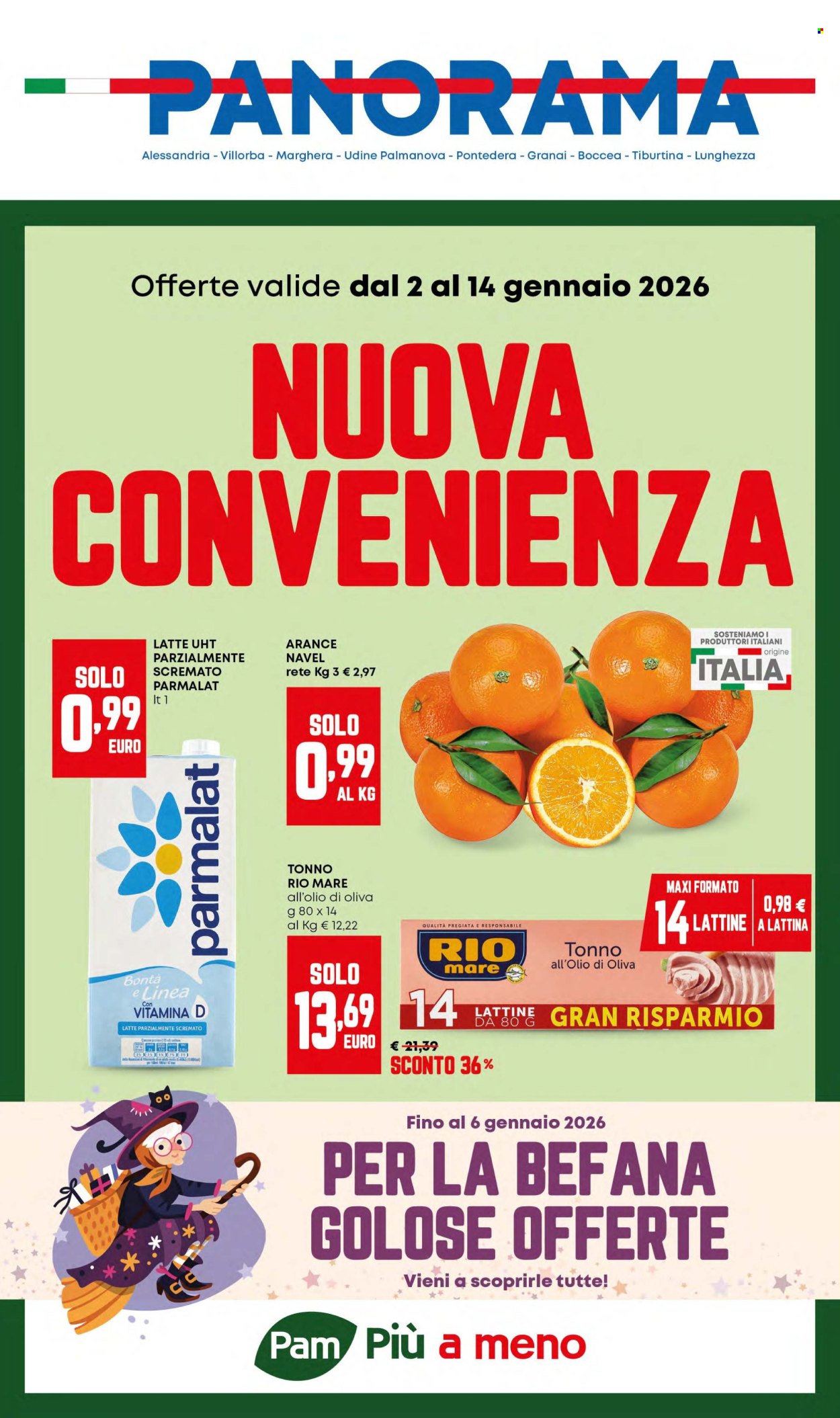 Volantino Panorama - 2/1/2026 - 14/1/2026. Pagina 1