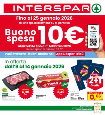 Volantino Interspar - 8/1/2026 - 14/1/2026.
