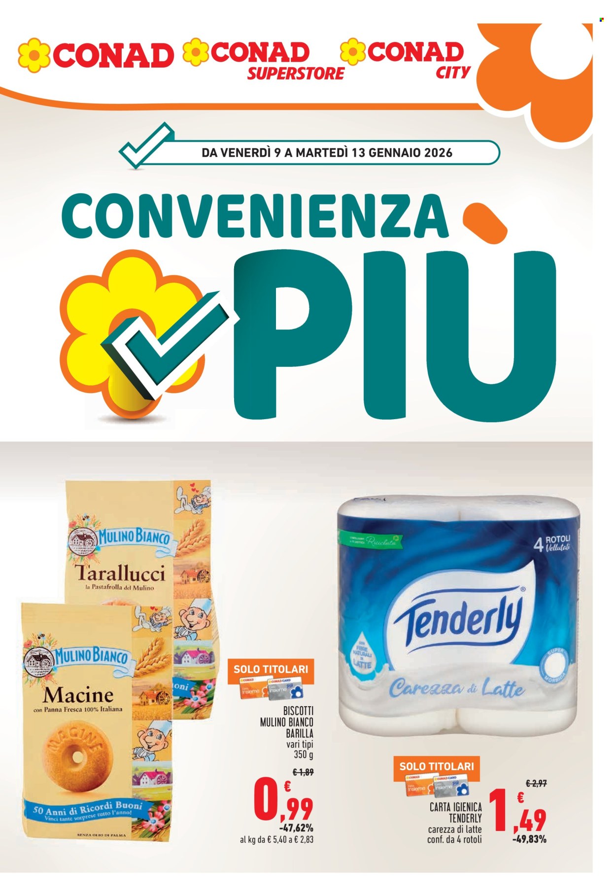 Volantino Conad - 9/1/2026 - 13/1/2026. Pagina 1