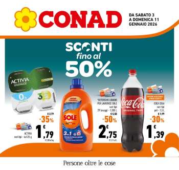 Volantino Conad - 3/1/2026 - 11/1/2026.