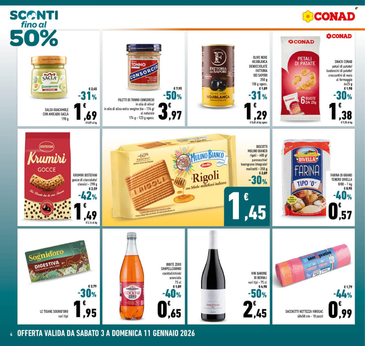 Volantino Conad - 3/1/2026 - 11/1/2026. Pagina 4