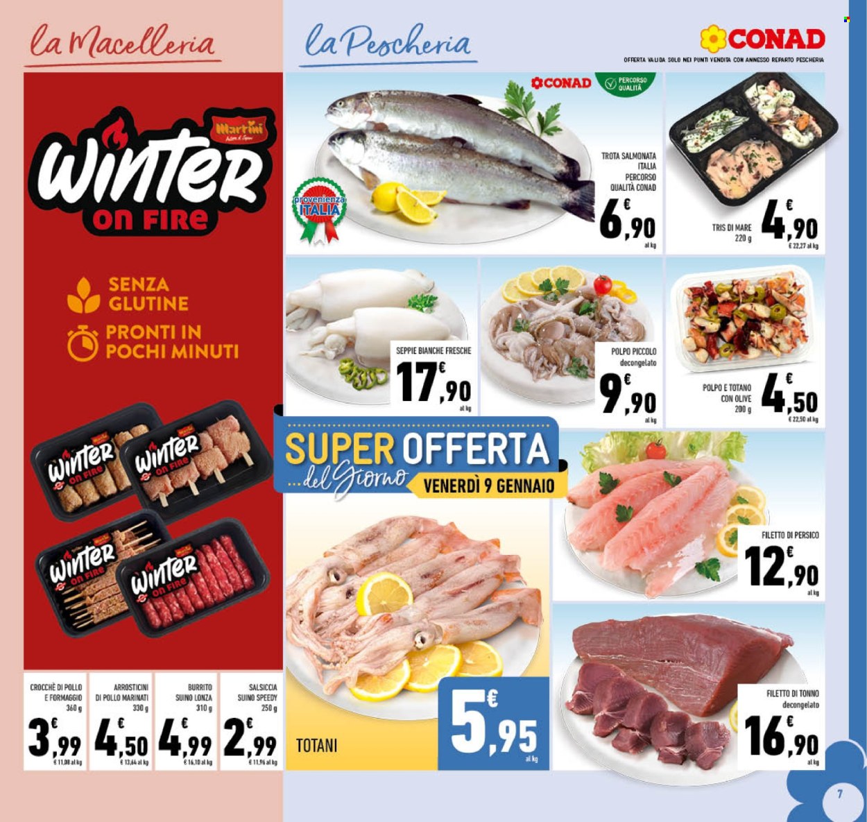 Leták Conad - 3.1.2026 - 11.1.2026. Strana 7