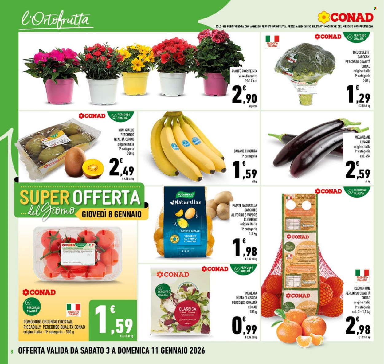 Leták Conad - 3.1.2026 - 11.1.2026. Strana 8