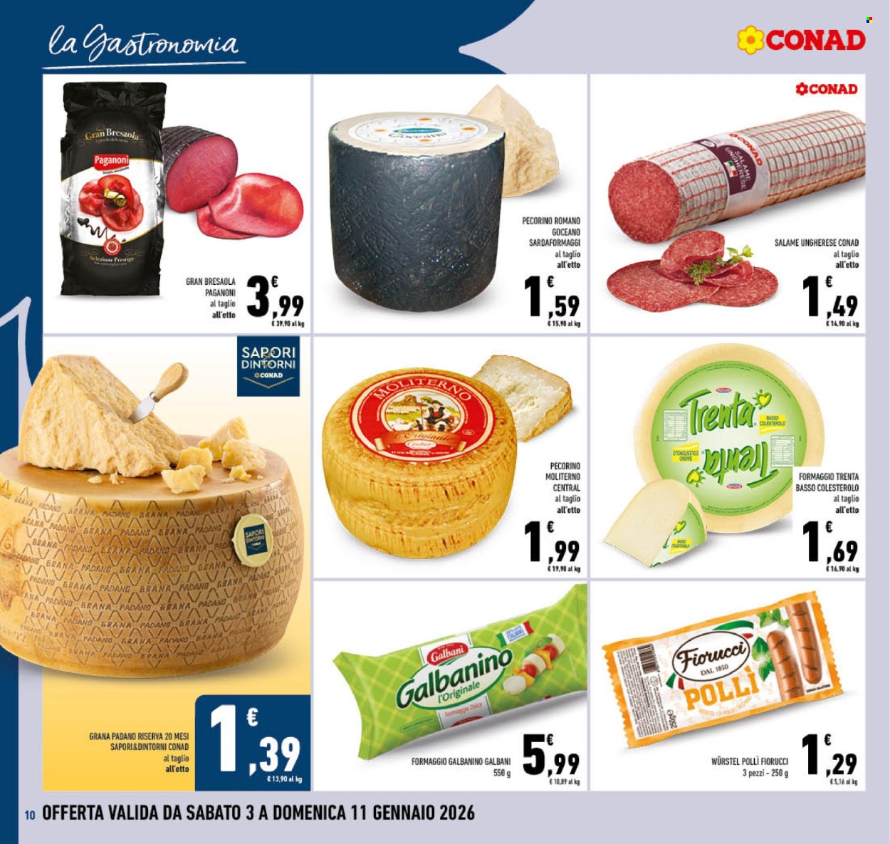 Leták Conad - 3.1.2026 - 11.1.2026. Strana 10