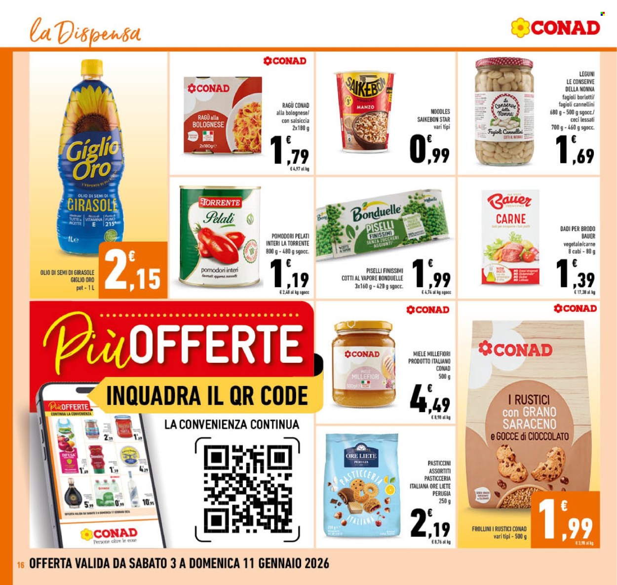 Leták Conad - 3.1.2026 - 11.1.2026. Strana 16