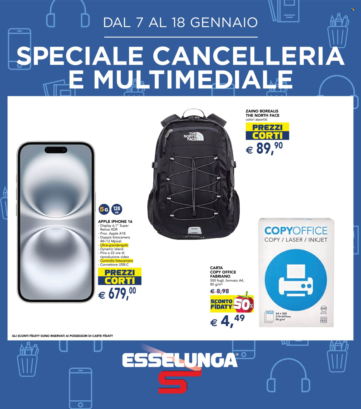 Volantino Esselunga - 7/1/2026 - 18/1/2026. Pagina 1