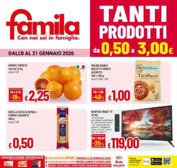 Volantino Famila - 8/1/2026 - 21/1/2026.
