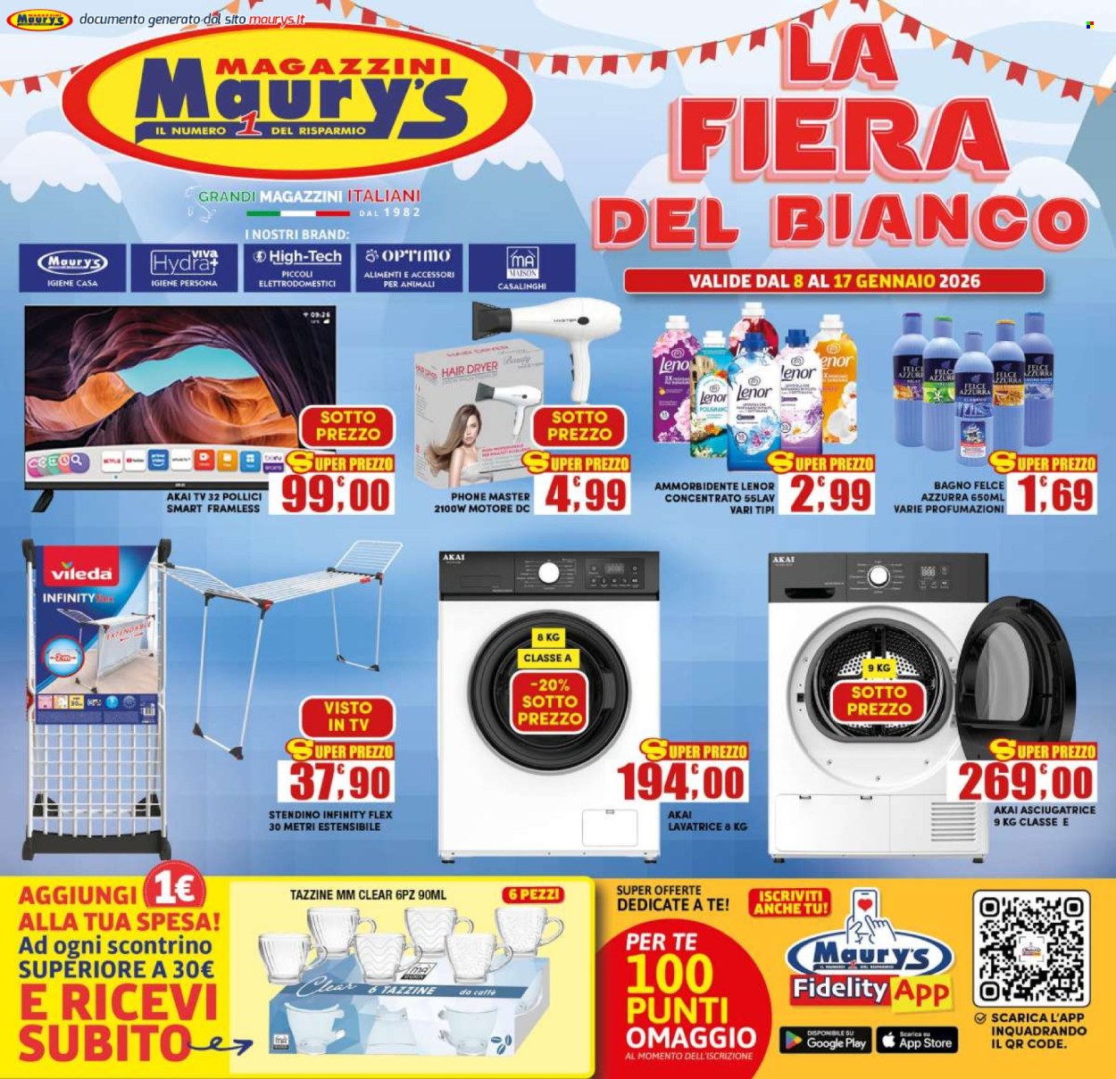 Leták Maury's - 8.1.2026 - 17.1.2026. Strana 1