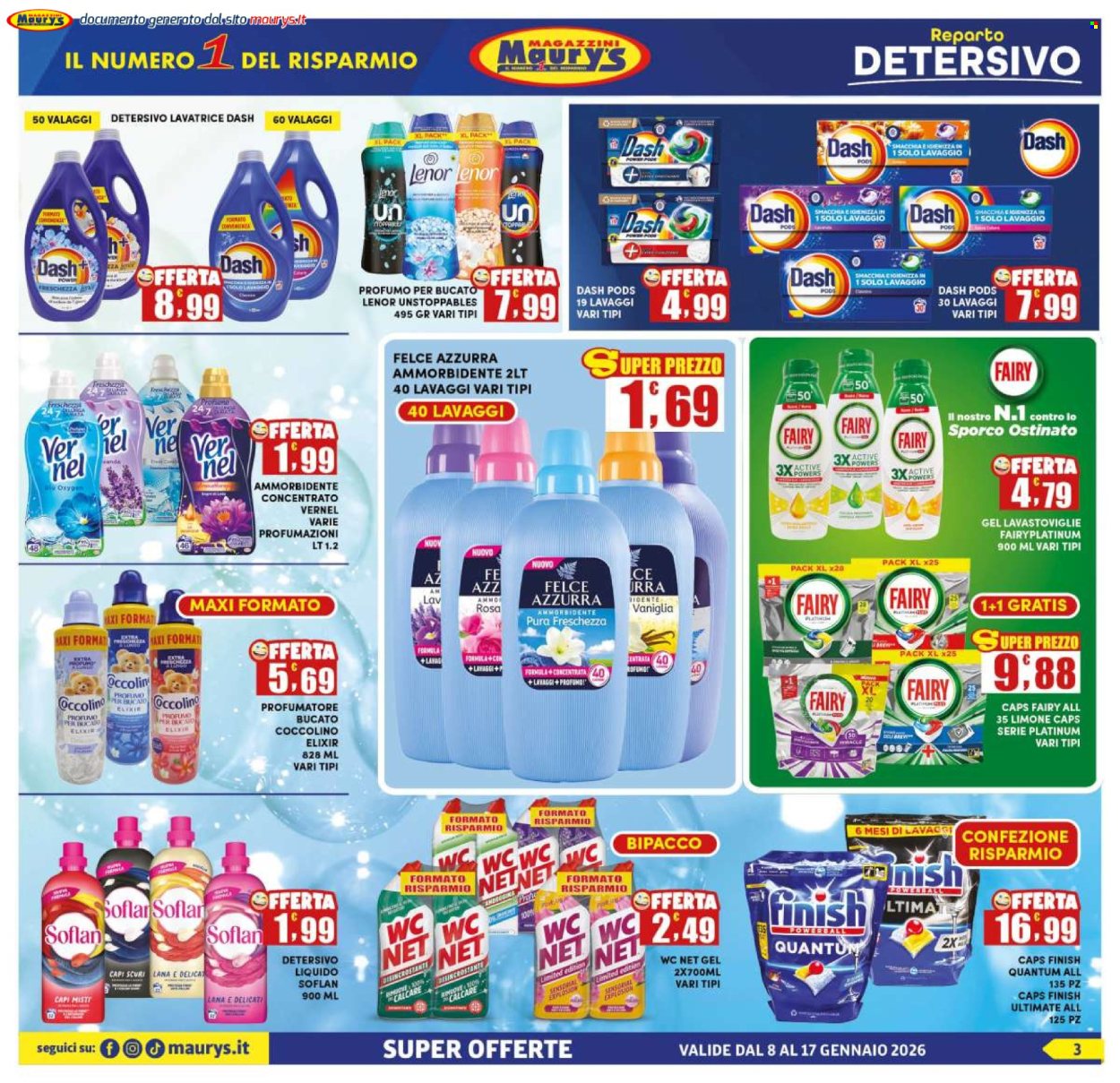 Volantino Maury's - 8/1/2026 - 17/1/2026. Pagina 3