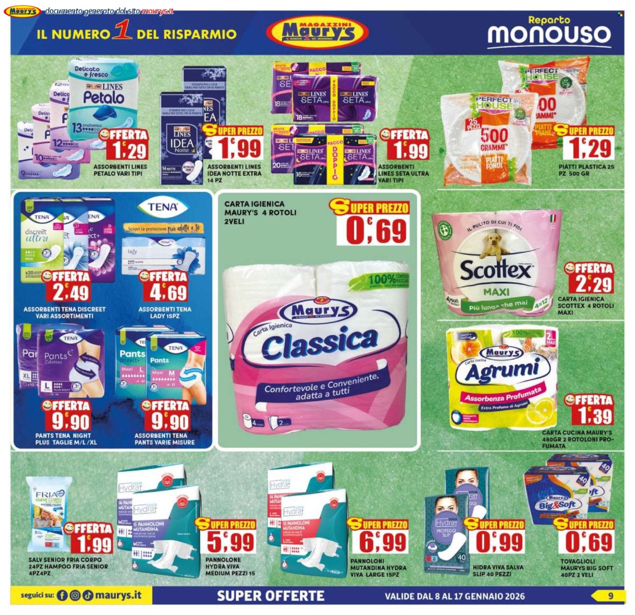 Leták Maury's - 8.1.2026 - 17.1.2026. Strana 9
