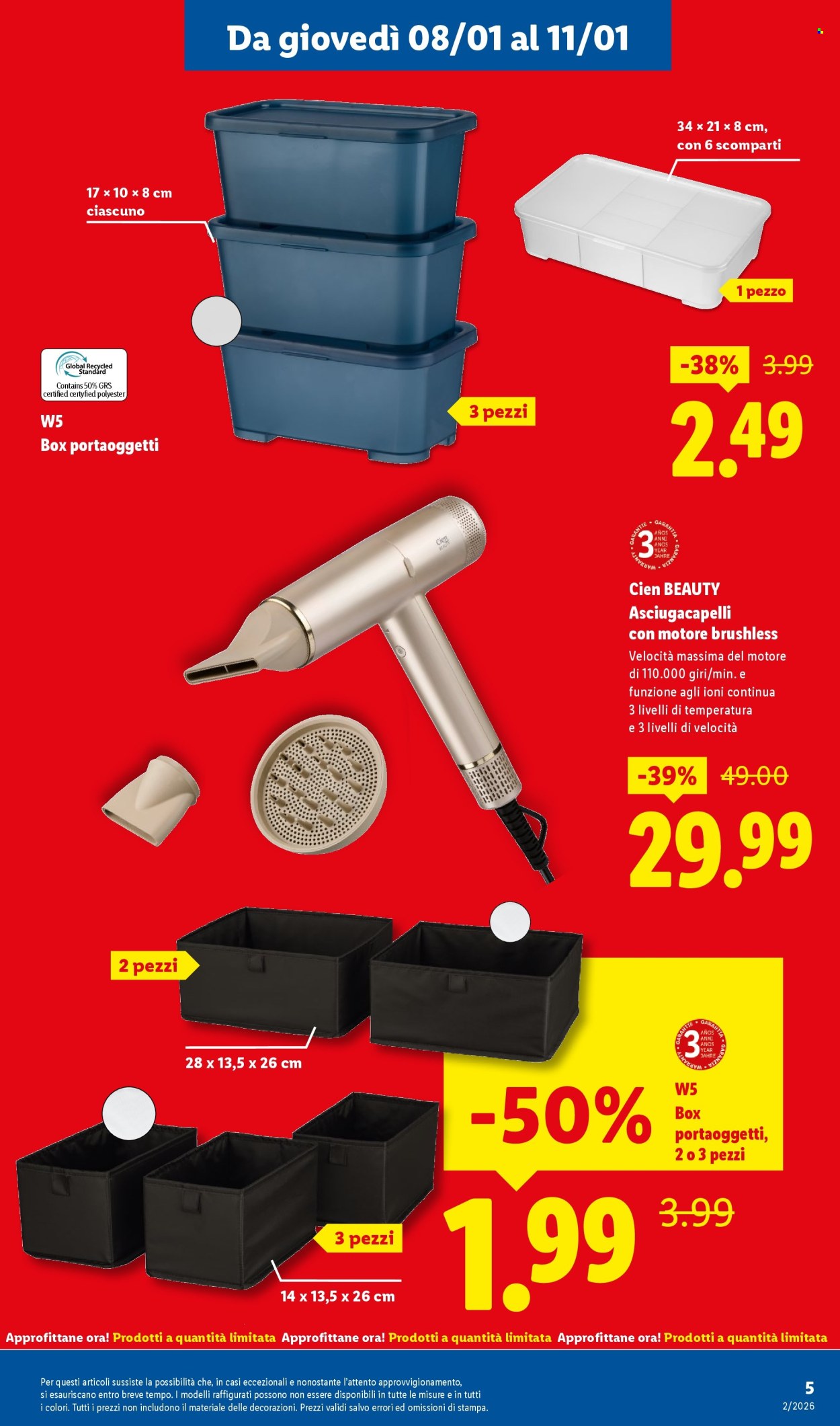 Volantino Lidl - 8/1/2026 - 11/1/2026. Pagina 5