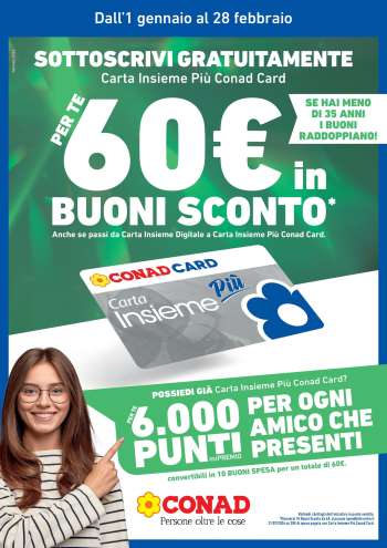 Volantino Conad - 1/1/2026 - 28/2/2026.