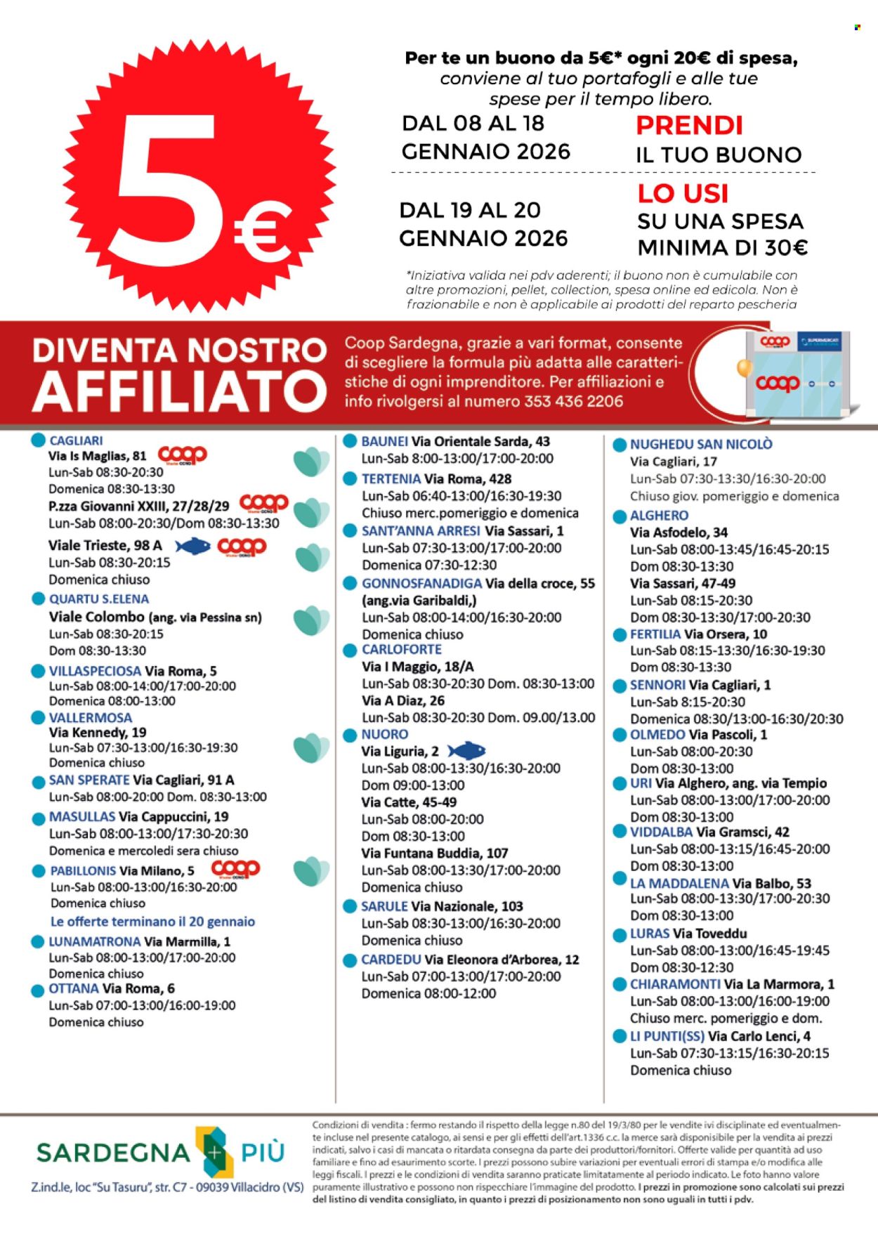 Leták Coop - 8.1.2026 - 17.1.2026. Strana 18