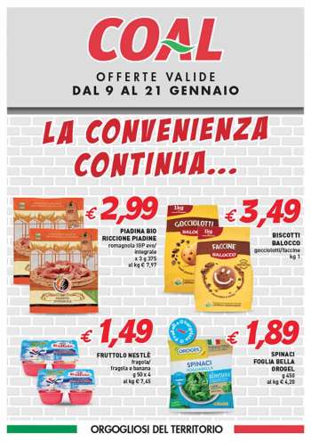 Volantino COAL - 9/1/2026 - 21/1/2026.