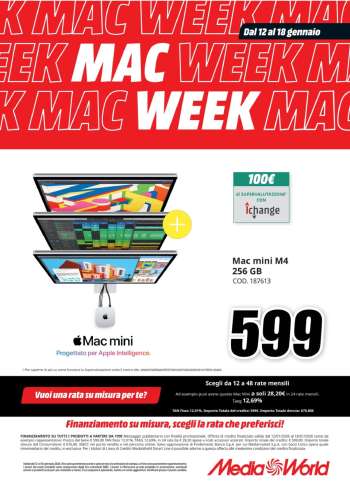 Volantino MediaWorld - 12/1/2026 - 18/1/2026.